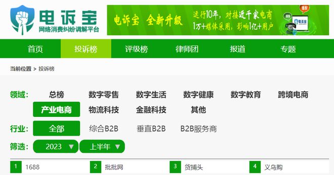 PG电子游戏网经社：《2023年（上）中国产业电商市场数据报告》发布(图12)